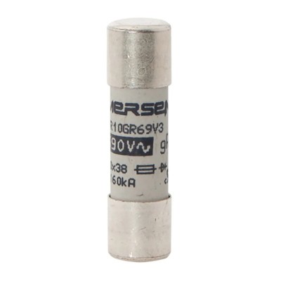 Mersen 4A FF Ceramic Cartridge Fuse 10 x 38 mm Protistor Series Super Fast Acting 700V AC W1014572 / FR10GR69V4