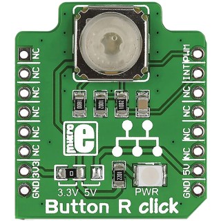 MikroElektronika Development Kit Button R mikroBUS Click Board MIKROE-1901
