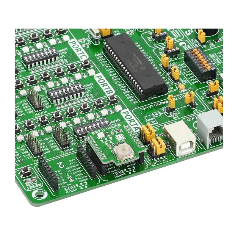 MikroElektronika Development Kit Button R mikroBUS Click Board MIKROE-1901