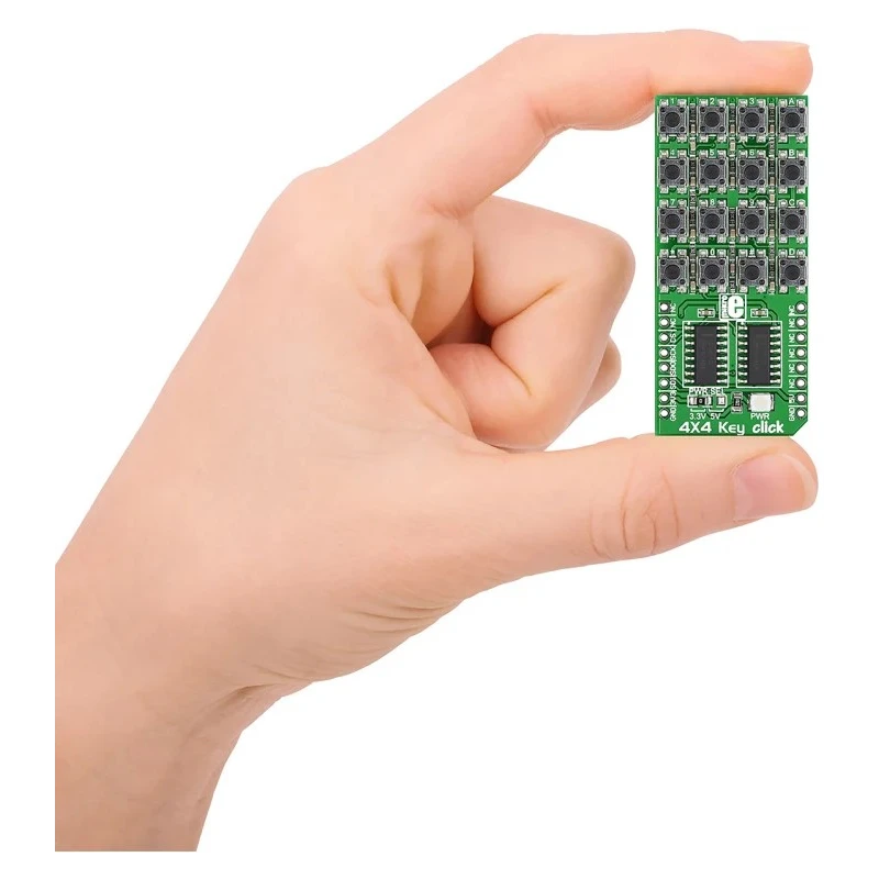 MikroElektronika 4 x 4 Key Keypad MikroBus Click Board MIKROE-1889
