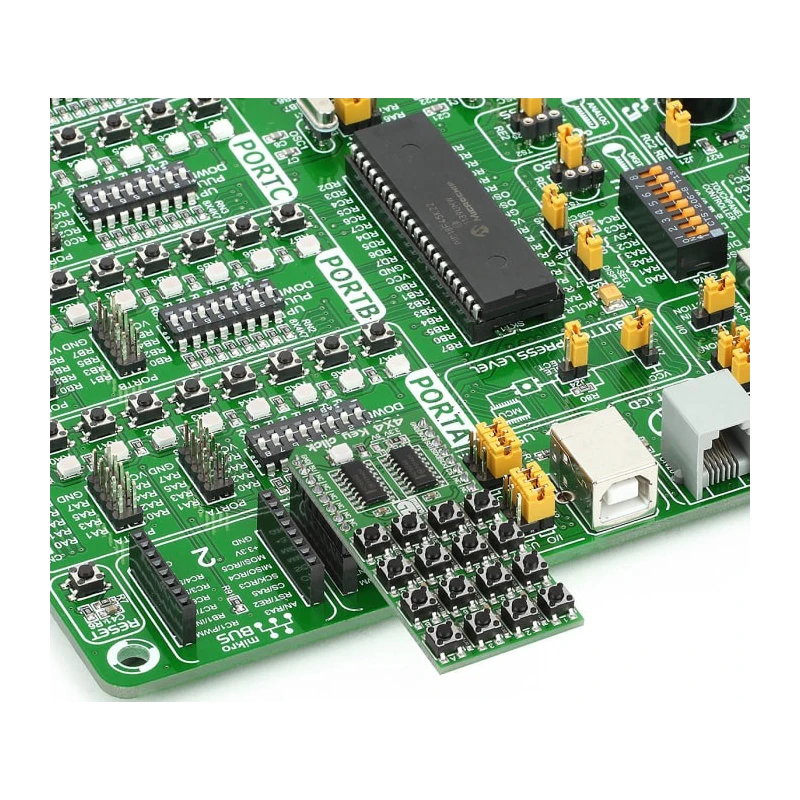 MikroElektronika 4 x 4 Key Keypad MikroBus Click Board MIKROE-1889