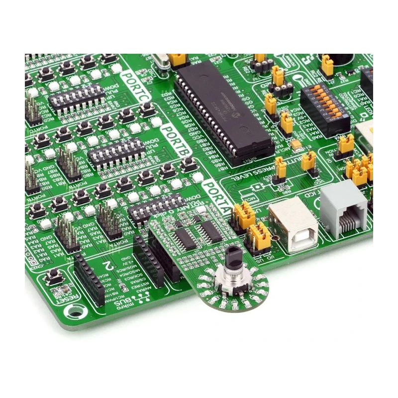 MikroElektronika Rotary O Control Knob MikroBus Click Board MIKROE-2380