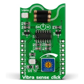 MikroElektronika Vibra Sense Click Vibration Sensor MikroBus Click Board MIKROE-1927