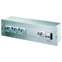 nVent SCHROFF Steel Distribution Box for Use with 19 in Cabinet 3U IP40 60118-434