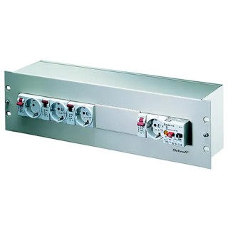 nVent SCHROFF Steel Distribution Box for Use with 19 in Cabinet 3U IP40 60118-434