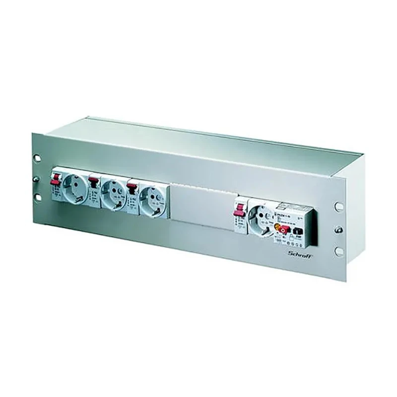 nVent SCHROFF Steel Distribution Box for Use with 19 in Cabinet 3U IP40 60118-434
