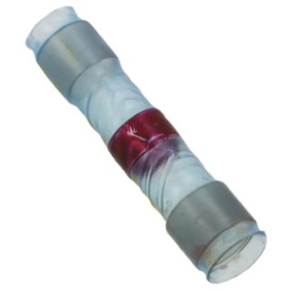 TE Connectivity Blue Polyvinyl Fluoride Solder Sleeve 29.6mm Length 1.3-4.57mm Cable Diameter D-1744-03