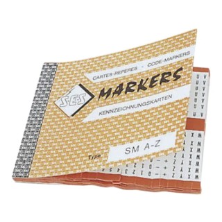 RS PRO Cable Marker White Pre-Printed 0-9, TEV Vinyl Covered Cotton, 10°C to 40°C, Model 136-3251