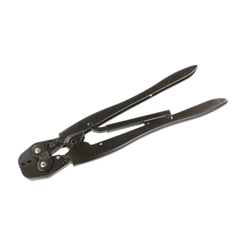 TE Connectivity CERTI-CRIMP Premium Grade Double Action Hand Crimp Tool for Faston 250 Terminals 674655