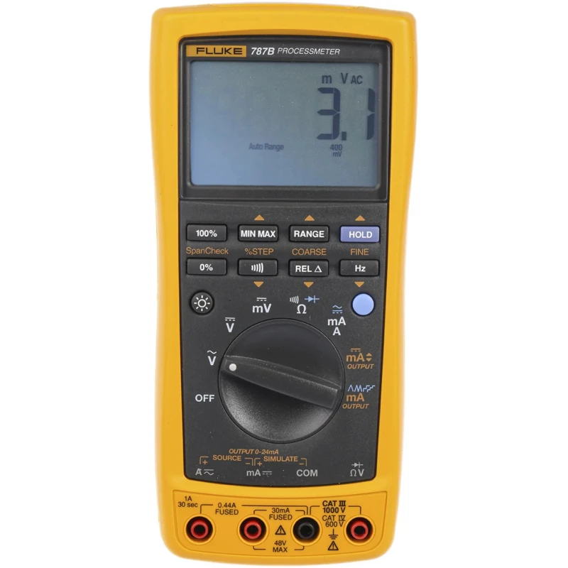 Fluke 787B Digital Process Meter True RMS 1 A, 1 kV Safety Category Voltage FLUKE-787B