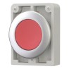 Eaton RMQ Titan M30 Series Red Momentary Push Button Switch, 30 mm Cutout, Metal, IP67 182918 M30C-FD-R