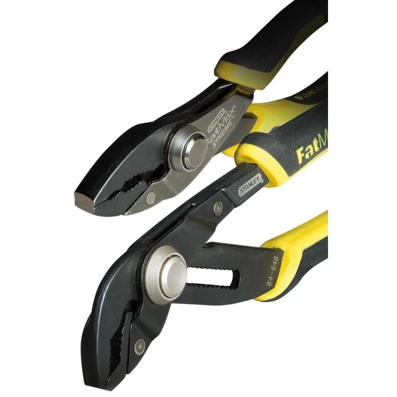 Stanley FatMax Combination Plier Smooth 12mm Jaw, 200mm Overall Length, VDE/1000V Approved, ESD Safe 0-84-646