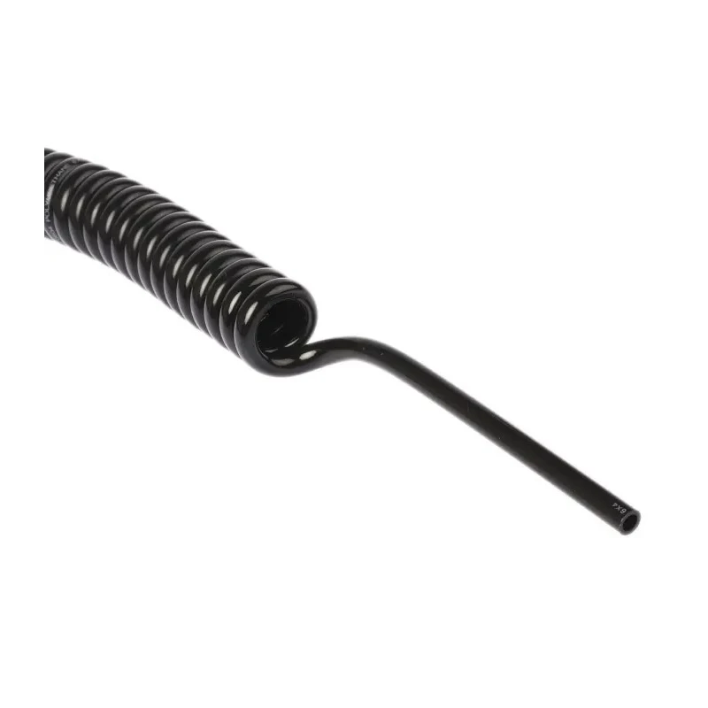 SMC Polyurethane Black 2 m Recoil Hose 60 °C TCU0604B-1