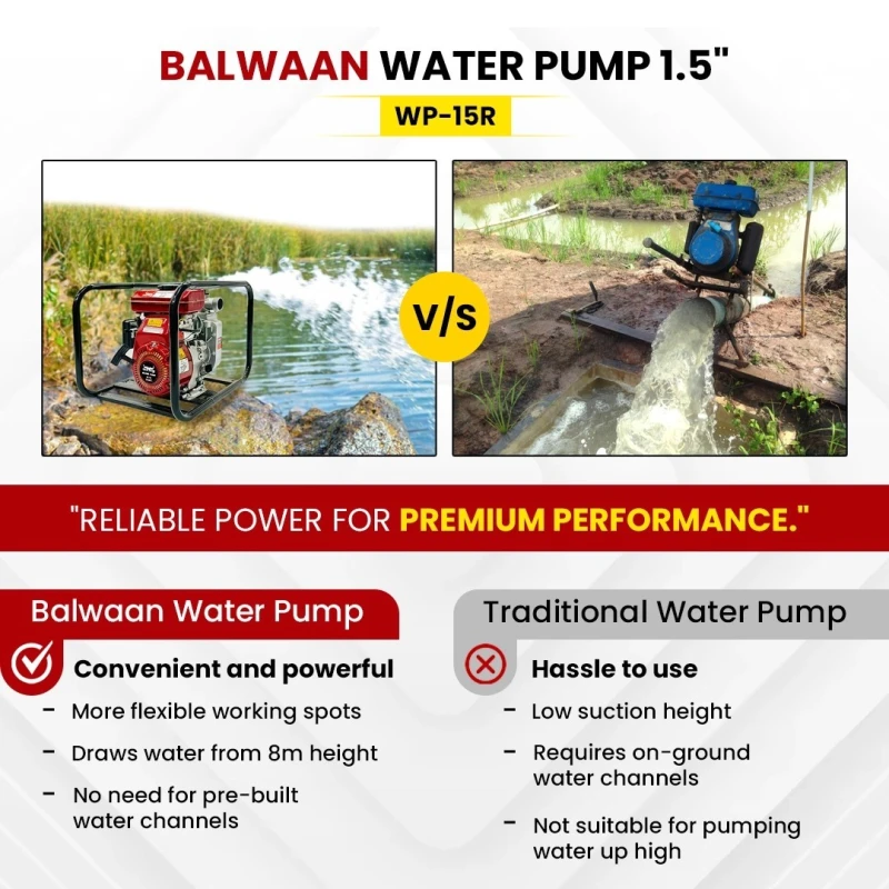 Buy Balwaan WP-15R 98cc Water Pump Online at Best Prices