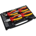 RS PRO High-Quality VDE Insulated 4-Piece Plier Set with Ergonomic Handles, 311 mm Case Length 136-6997