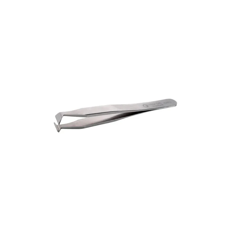 ideal-tek 120mm Carbon Steel Cutting, Angled Tweezer 15AP.C.0