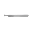 ideal-tek 120mm Carbon Steel Cutting, Angled Tweezer 15AP.C.0
