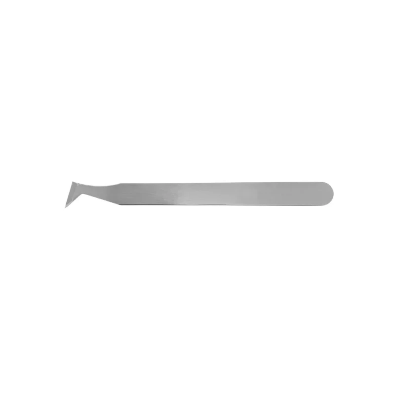 ideal-tek 120mm Carbon Steel Cutting, Angled Tweezer 15AP.C.0