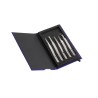 ideal-tek Titanium 5 Piece High Precision Tweezer Set 180mm Corrosion Resistant Non-Magnetic K5HP.TA