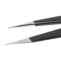 ideal-tek 110mm Stainless Steel Sharp ESD Safe Tweezer 3C.SA.NE.6