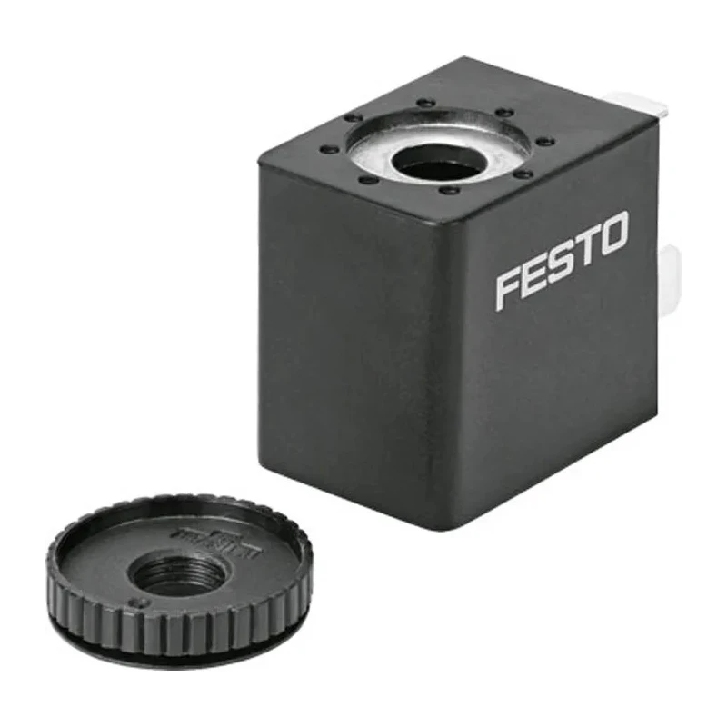Festo 24V DC Replacement Solenoid Coil VACF-A-A1-1 IP65 Rated Durable Industrial Valve Coil VACF-A-A1-1