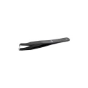 ideal-tek 115mm Carbon Steel Flat Round ESD Safe Tweezer 15ARW.C.NE.0