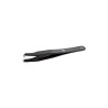 ideal-tek 115mm Carbon Steel Flat Round ESD Safe Tweezer 15ARW.C.NE.0
