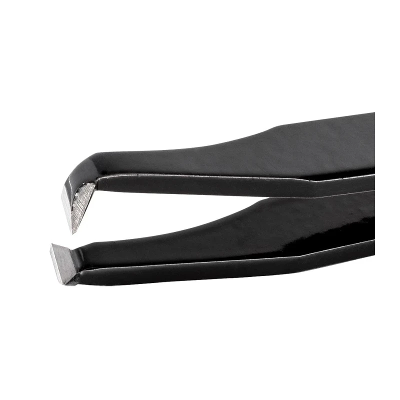 ideal-tek 115mm Carbon Steel Flat Round ESD Safe Tweezer 15ARW.C.NE.0