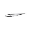 ideal-tek 130mm Carbon Fibre, Stainless Steel, Polyamide 66 Straight Fine ESD Safe Tweezer 242CFR.SA.1