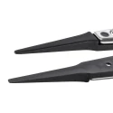 ideal-tek 130mm Carbon Fibre, Stainless Steel, Polyamide 66 Straight Fine ESD Safe Tweezer 242CFR.SA.1