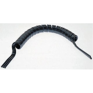 SMC Polyurethane Black 1 m Recoil Hose 60°C TCU0425B-3