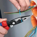 Knipex 1-Piece Combination Plier, 200mm Overall Length, Insulated Comfort Grip Handle, VDE/1000V Approved 13 96 200 T