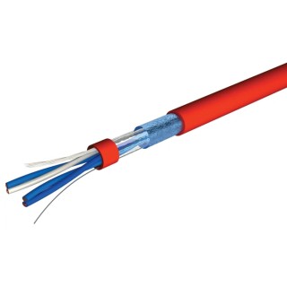 RS PRO 4 Core Telephone Cable 1 x 0.81 mm Red Grey Sheath 100 m 136-8173