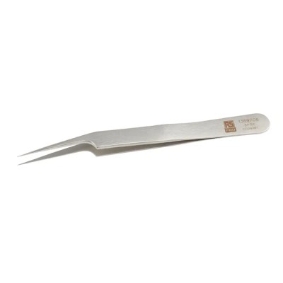 RS PRO 115mm Stainless Steel Extra Fine Tweezer 136-9708