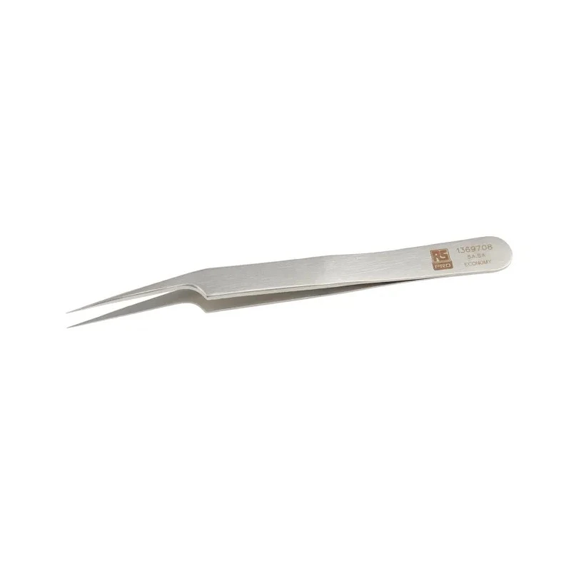 RS PRO 115mm Stainless Steel Extra Fine Tweezer 136-9708