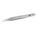 RS PRO 110mm Stainless Steel Fine Tweezer 136-9705