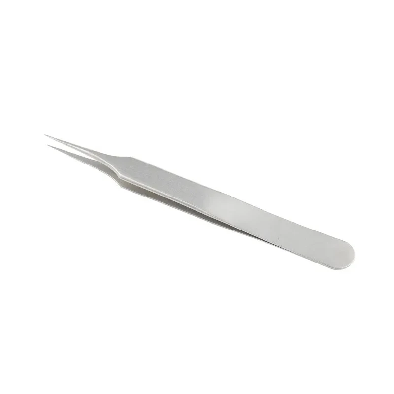 RS PRO 110mm Stainless Steel Fine Tweezer 136-9705