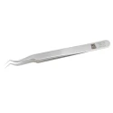 RS PRO 120mm Stainless Steel Curved Very Fine Tweezer 136-9715