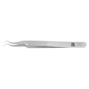 RS PRO 120mm Stainless Steel Curved Very Fine Tweezer 136-9715