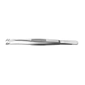 RS PRO Stainless Steel Grooved Cylindrical Tweezer 145mm 136-9800