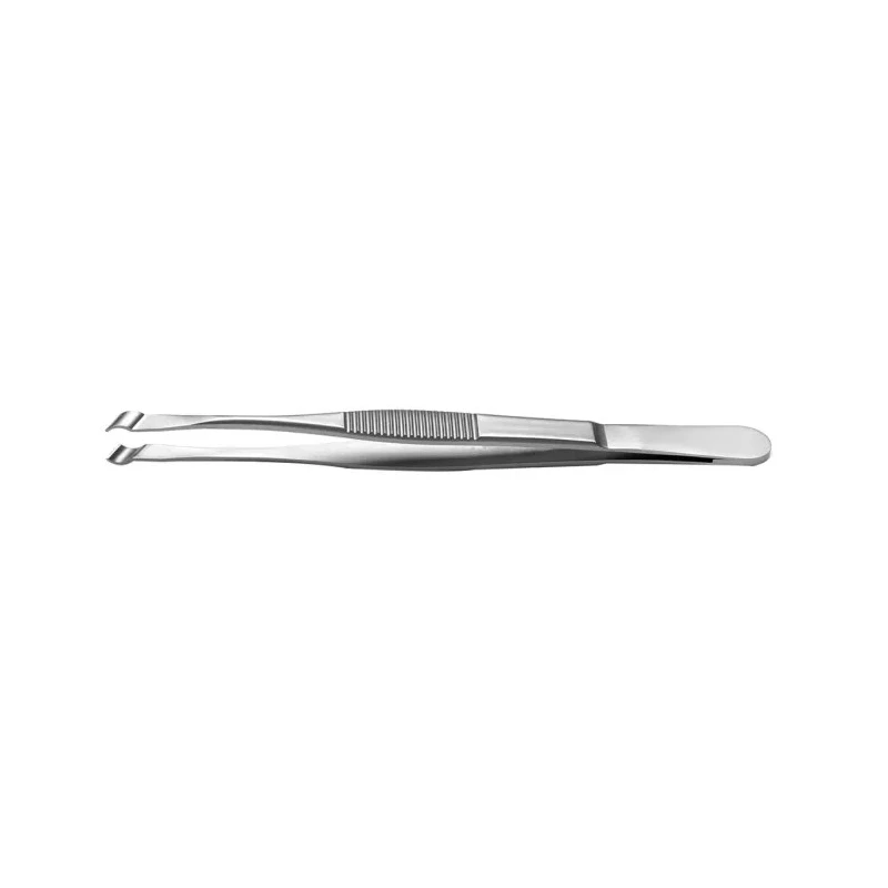 RS PRO Stainless Steel Grooved Cylindrical Tweezer 145mm 136-9800