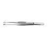 RS PRO Stainless Steel Grooved Cylindrical Tweezer 145mm 136-9800