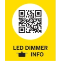 Bodo Ehmann 2 Way 1 Gang Rotary Dimmer Switch, 230V, 50W 4660X0300