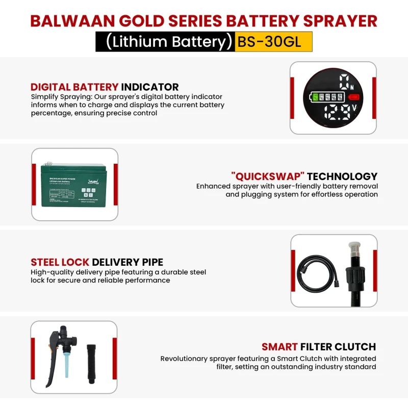 Buy Balwaan BS-30GL Double Motor Sprayer at Lowest Prices