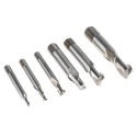 RS PRO High-Speed Steel 6-Piece Screwed Shank Slot Drill Set 2 Flutes 136-8074