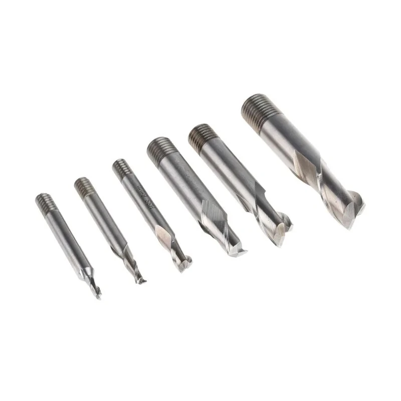 RS PRO High-Speed Steel 6-Piece Screwed Shank Slot Drill Set 2 Flutes 136-8074