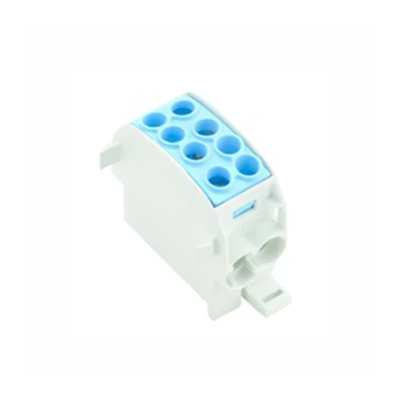Weidmüller 2 Way Distribution Block, 1 kV AC, 1 kV DC, 202A Current, Blue, Model 1561640000