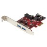 StarTech.com 4 Port PCIe USB 3.0 Card with 2 External and 2 Internal USB 3.0 Ports PEXUSB3S2EI