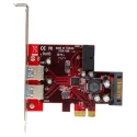 StarTech.com 4 Port PCIe USB 3.0 Card with 2 External and 2 Internal USB 3.0 Ports PEXUSB3S2EI