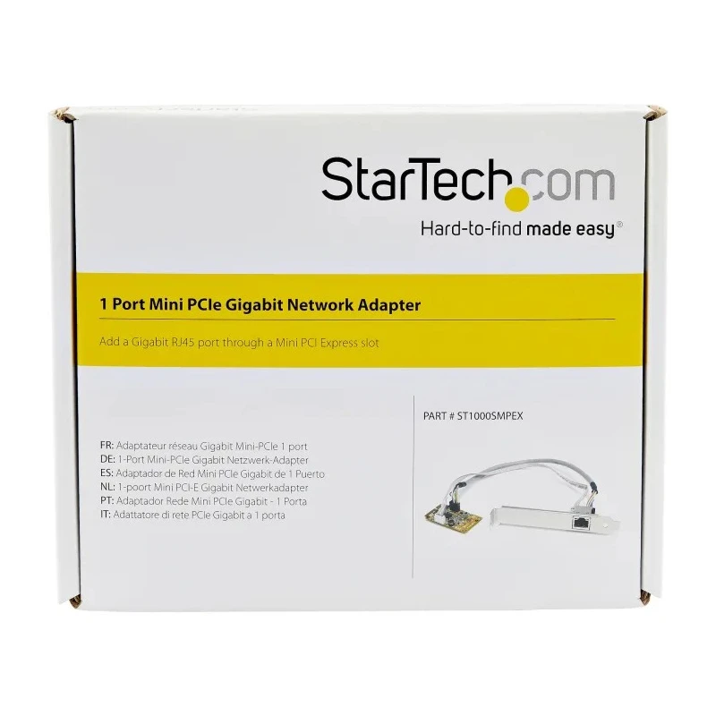 StarTech.com 1 Port Mini PCI RJ45 Network Card 1000Mbps Gigabit Ethernet 